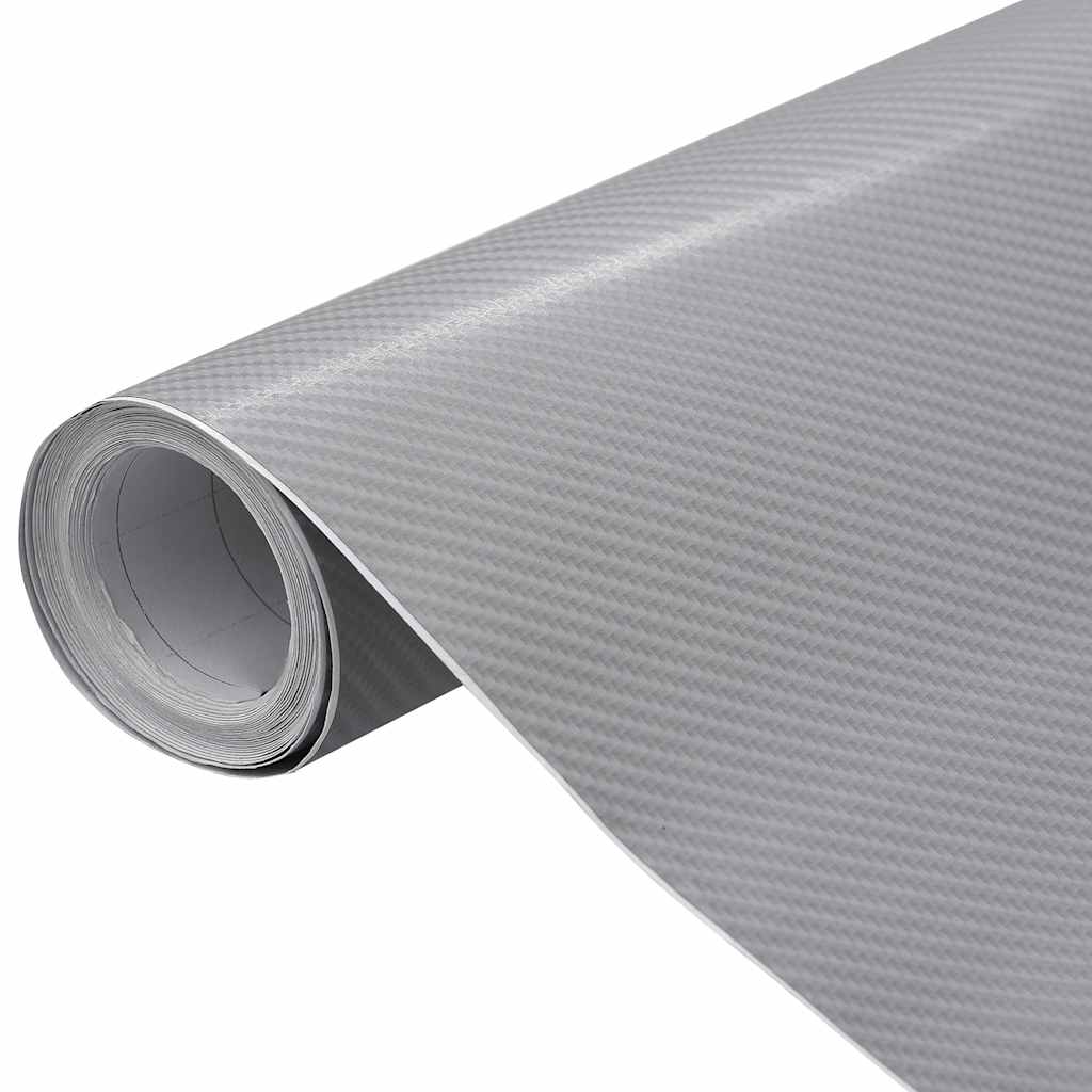 Vidaxx Autofolie 4d 100x150 cm silberfarben