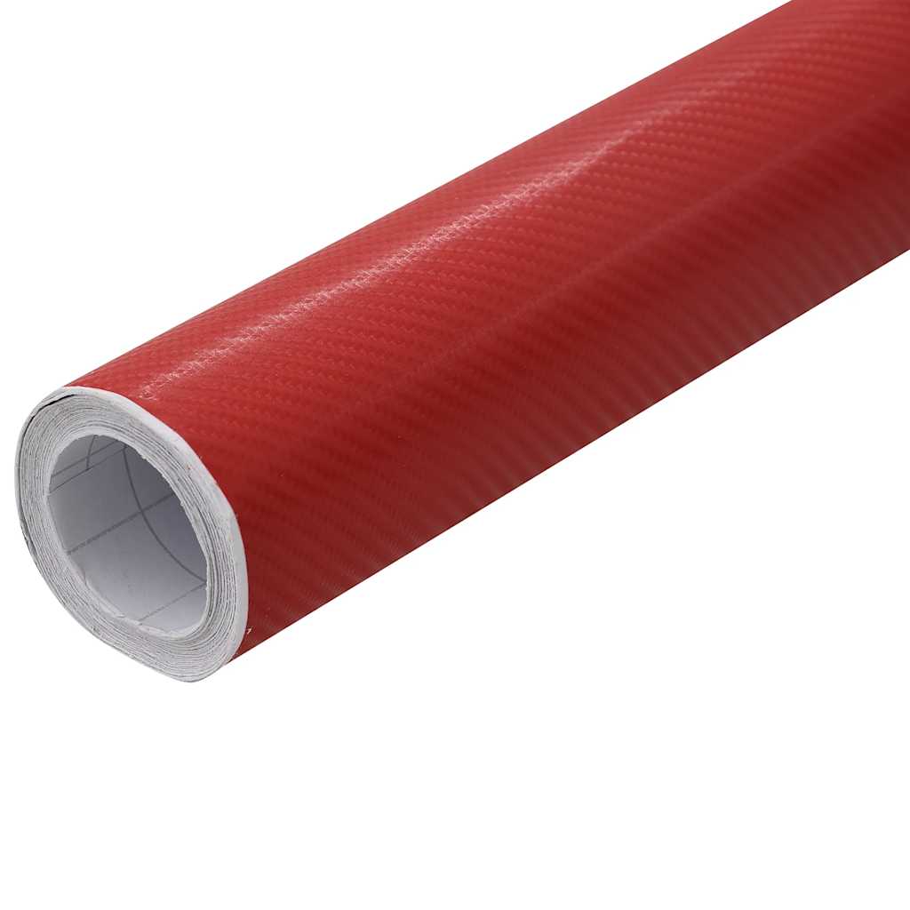 Vidaxx 2 Stück Autofolie 4d 100x150 cm rot