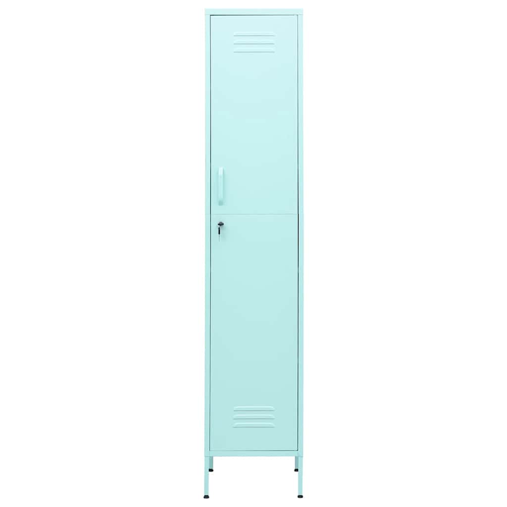 Vidaxl lockerkast 35x46x180 cm staal mint