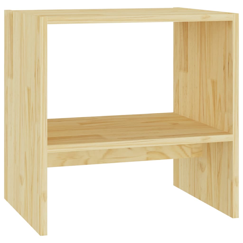 Vidaxl nachtkastje 40x30,5x40 cm massief grenenhout
