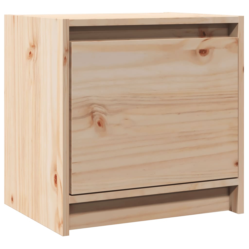 Vidaxl nachtkastje 40x30,5x40 cm massief grenenhout