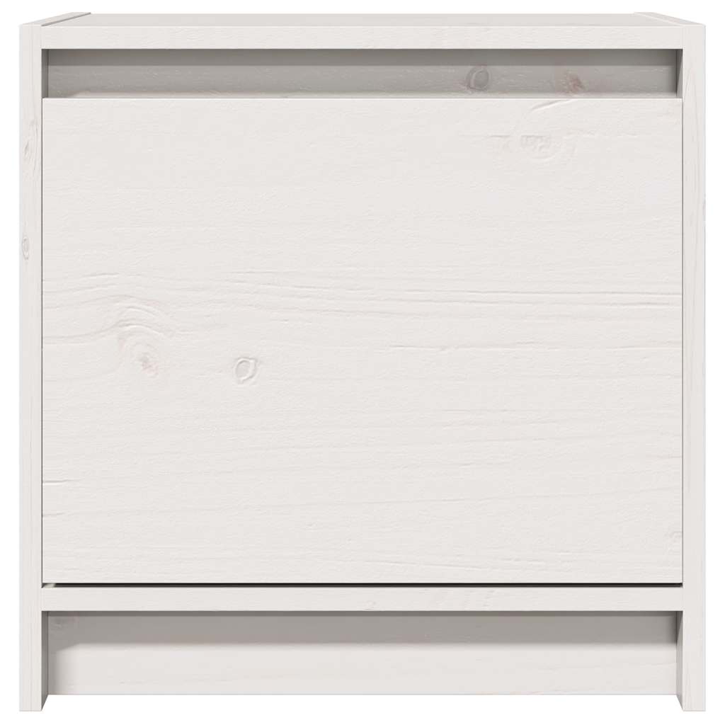 Vidaxl nachtkastjes 2 st 40x30,5x40 cm massief grenenhout wit