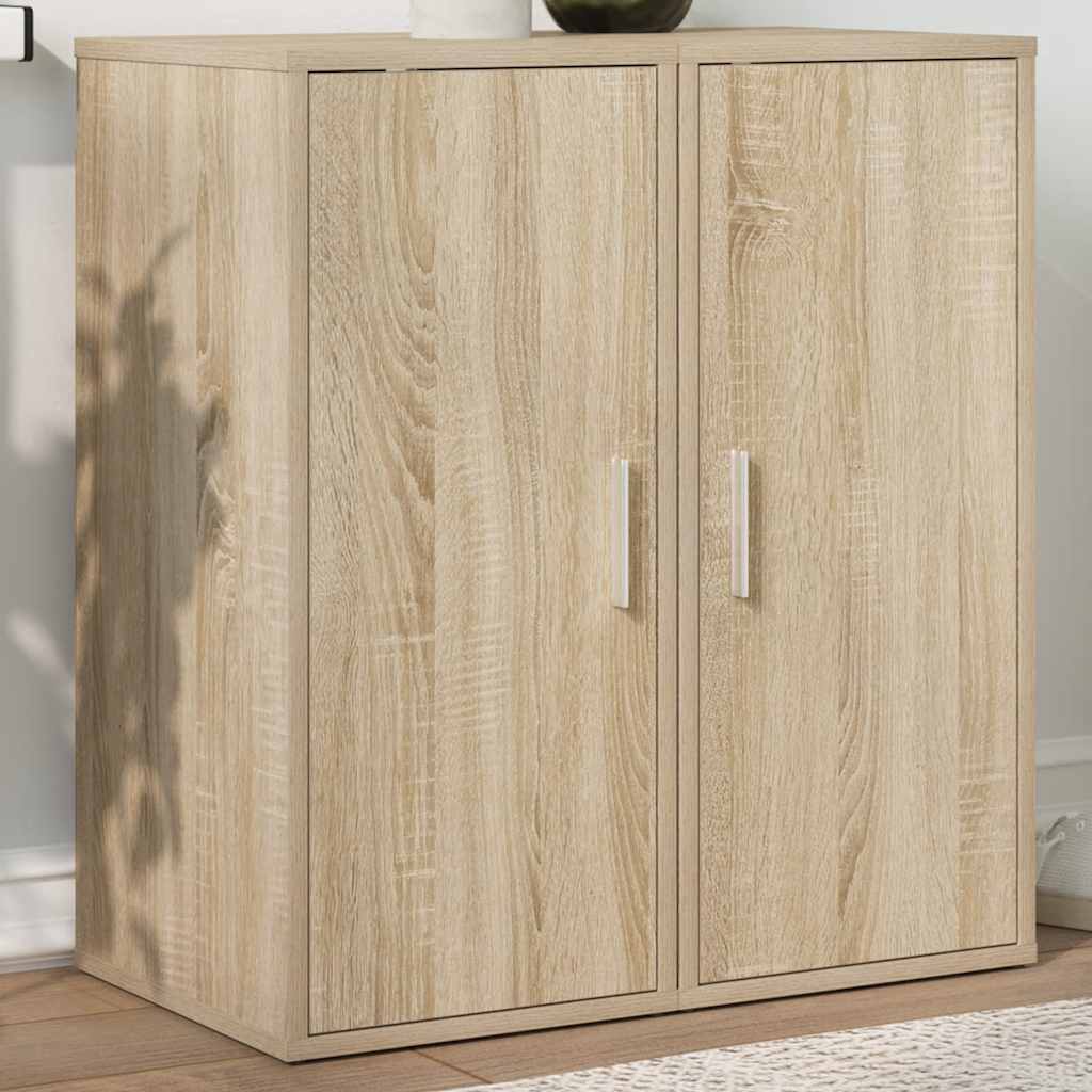 Vidaxx Schuhschränke 2 Stk. 32x35x70 cm Spanplatte Sonoma-Eiche farbig