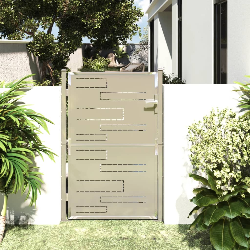 VIDAXL GARDE Gate 100x150 cm Edelstahl