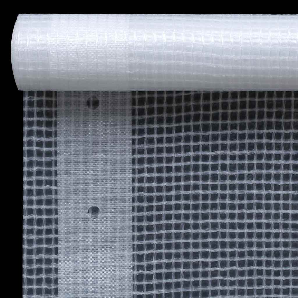 VIDAXL DESTEILS 2 ST LENO 260 G M² 4x10 m Weiß