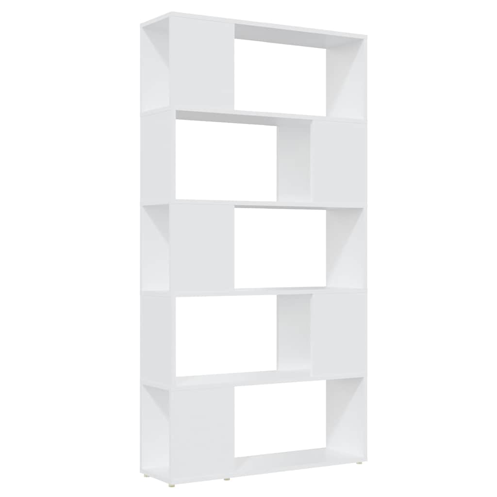 Vidaxl boekenkast kamerscherm 80x24x155 cm bewerkt hout wit