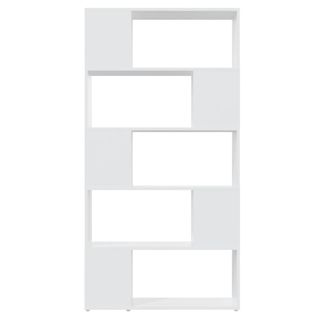 Vidaxl boekenkast kamerscherm 80x24x155 cm bewerkt hout wit