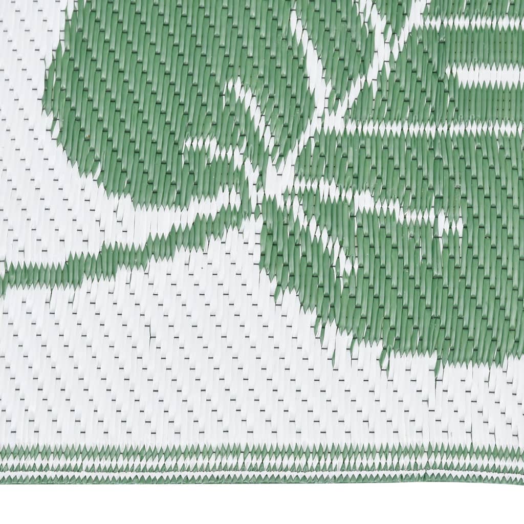 Vidaxl Außen Teppich Arakil 190x290 cm Polypropengrün