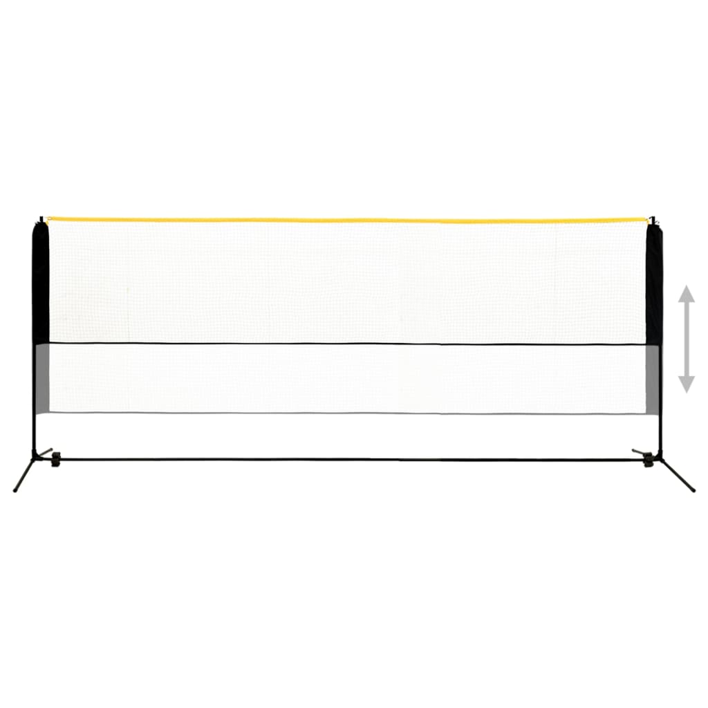 Vidaxl Badmintonnet einstellbar 400x103x94-158 cm Metall