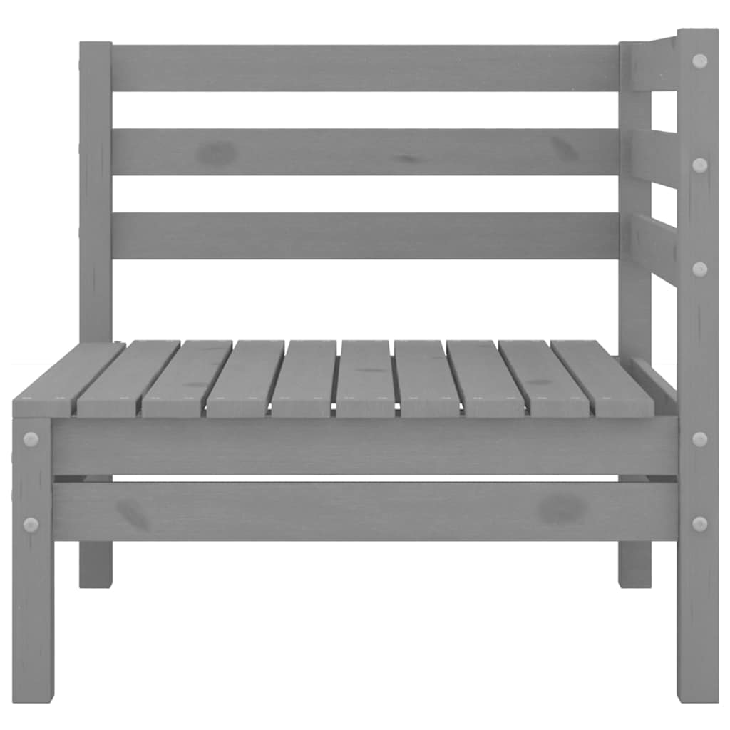 Vidaxl 3-delige loungeset massief grenenhout grijs