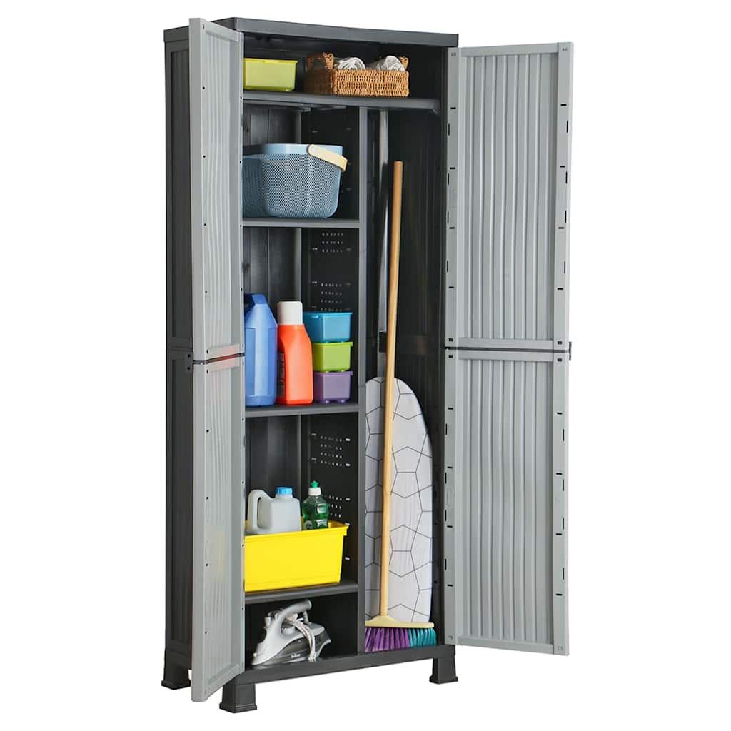 Vidaxl opbergkast 68x39x171,5 cm kunststof