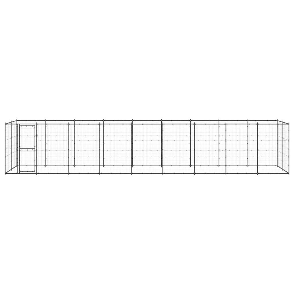 Vidaxl -Hundezwinger 21,78 m² Stahl