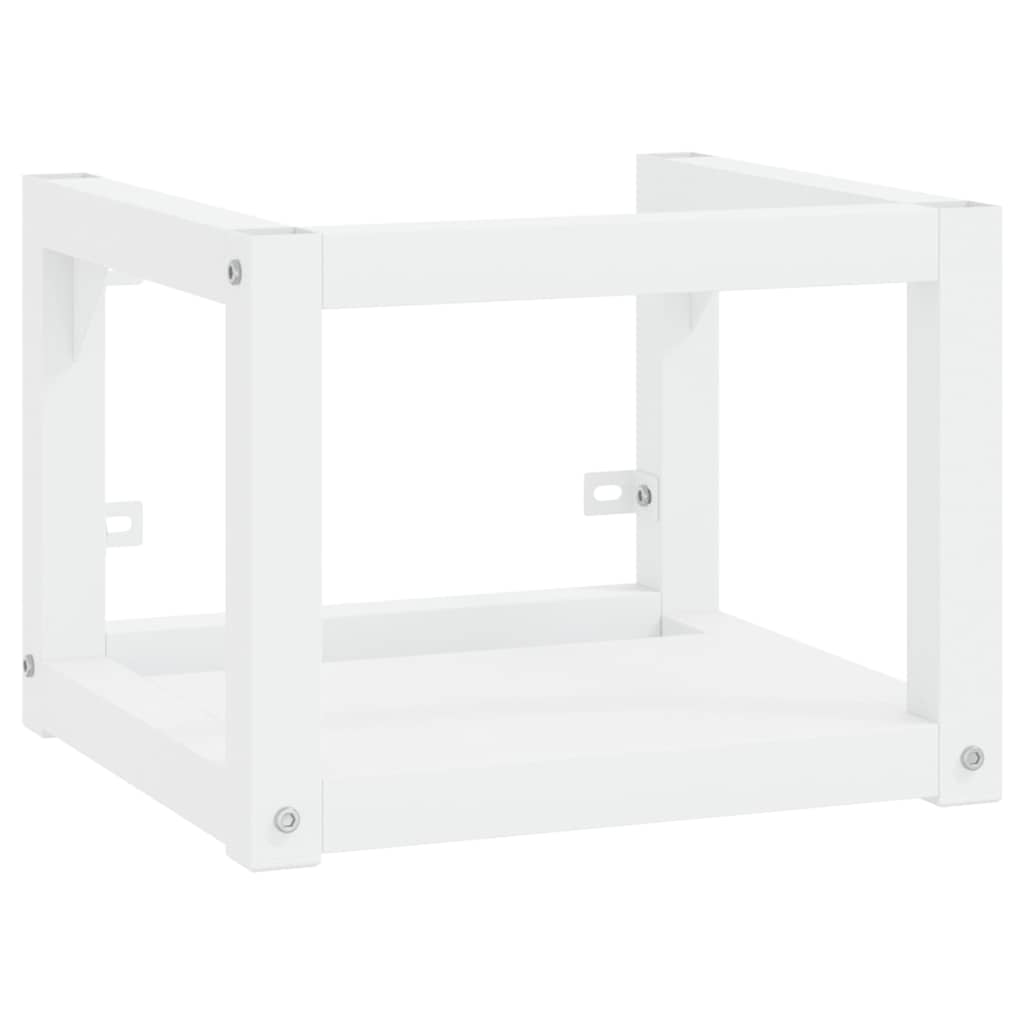 Vidaxl wastafelframe wandgemonteerd 40x38x31 cm ijzer wit