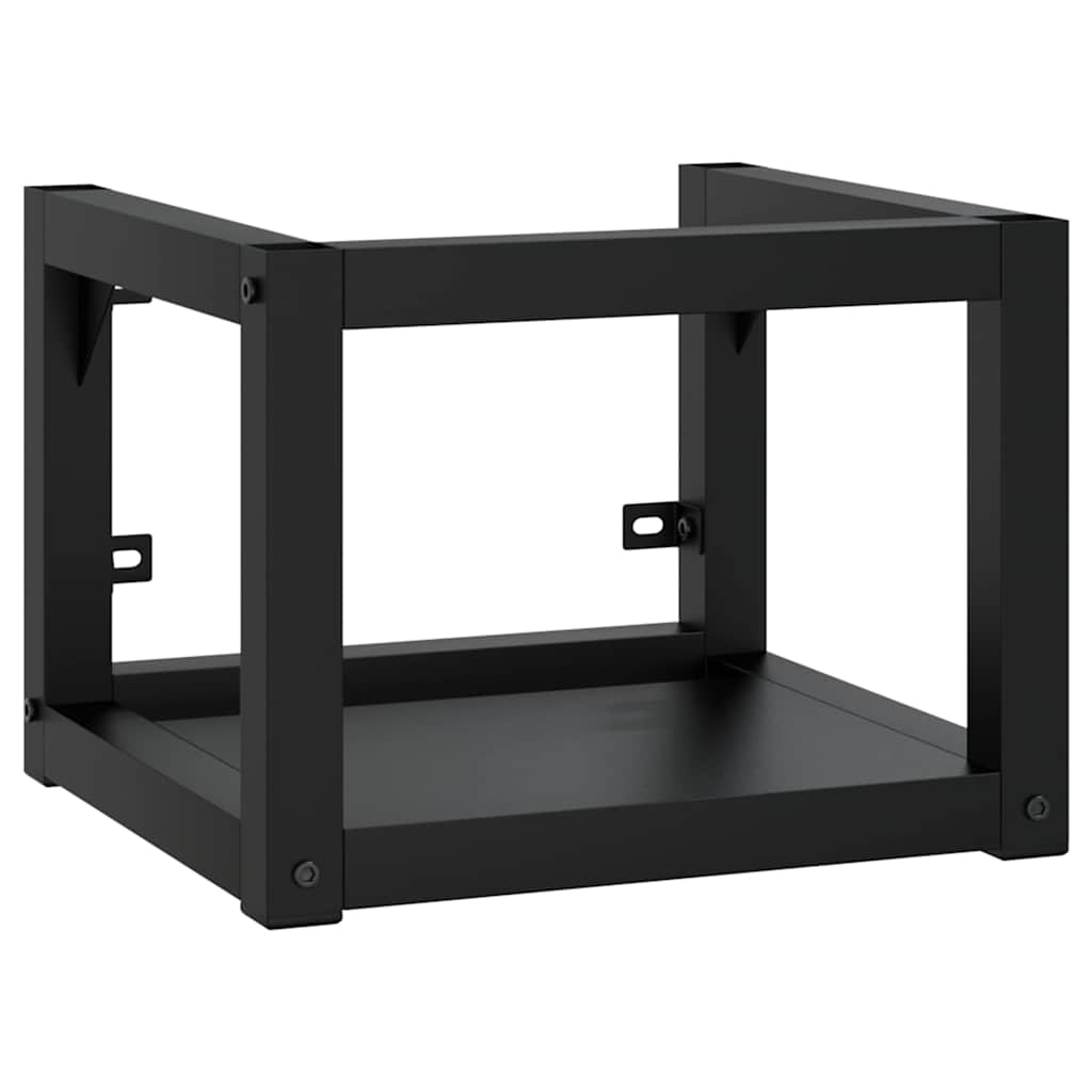 Vidaxl wastafelframe wandgemonteerd 40x38x31 cm ijzer zwart