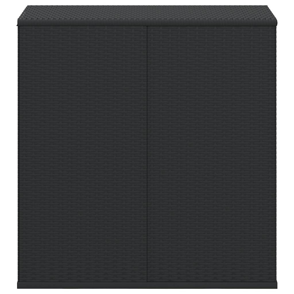 Vidaxl tuinbox 100x49x103,5 cm polyetheen rattan zwart