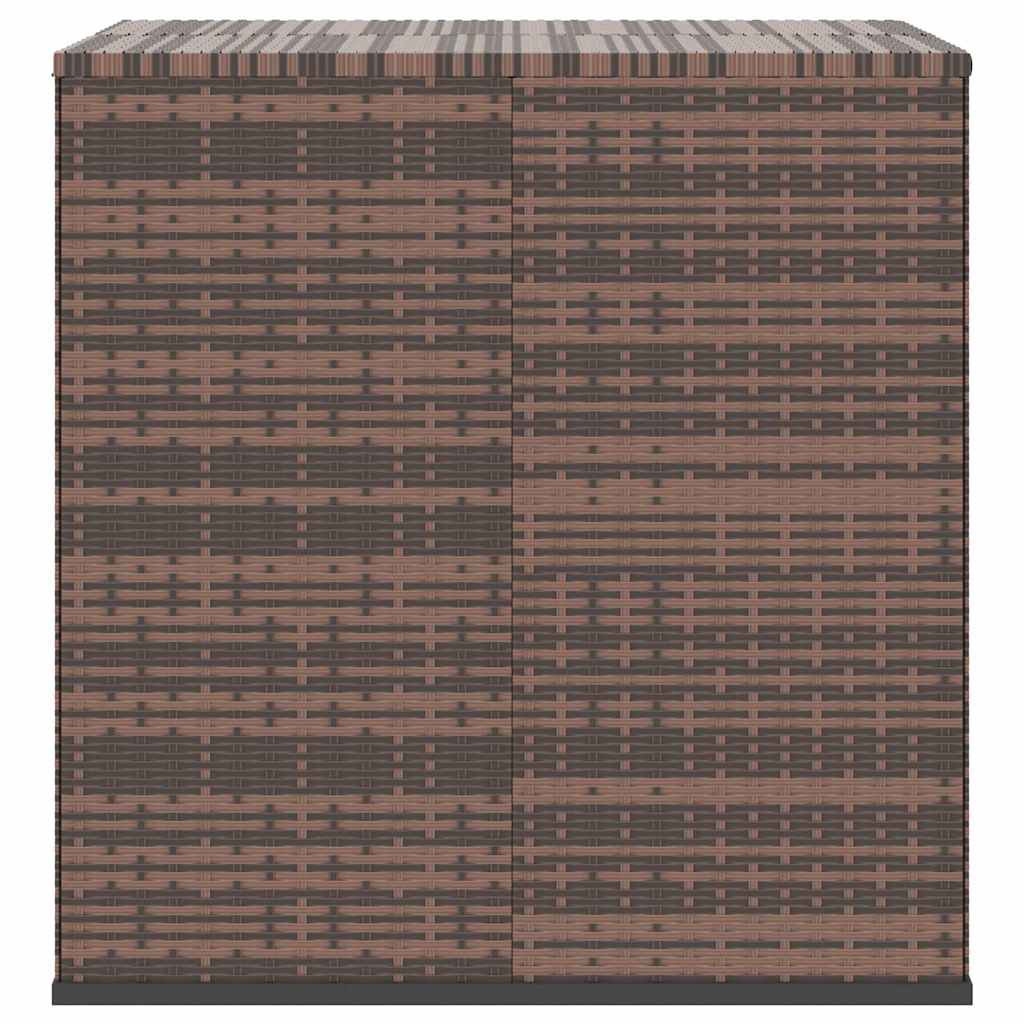 Vidaxl tuinbox 100x97,5x104 cm polyetheen rattan bruin