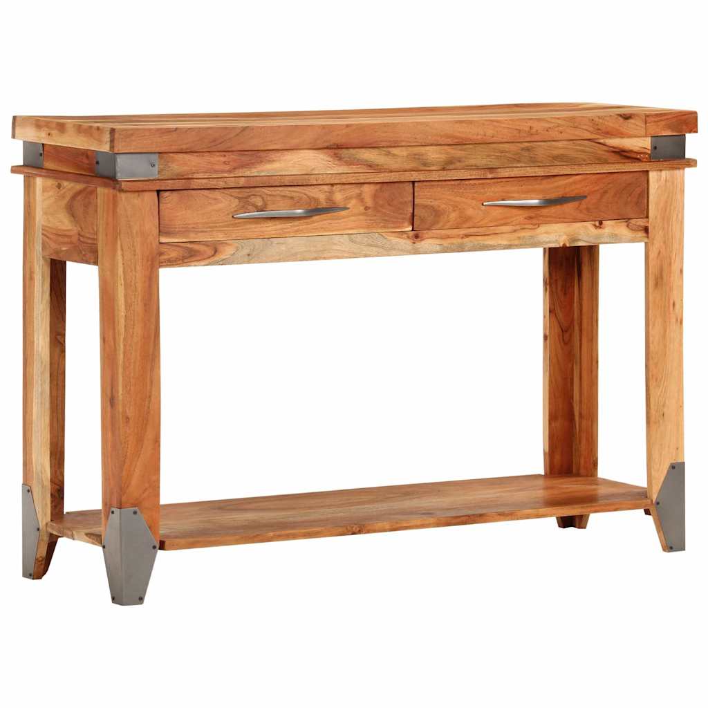 Vidaxl wandtafel 110x34x74 cm massief acaciahout
