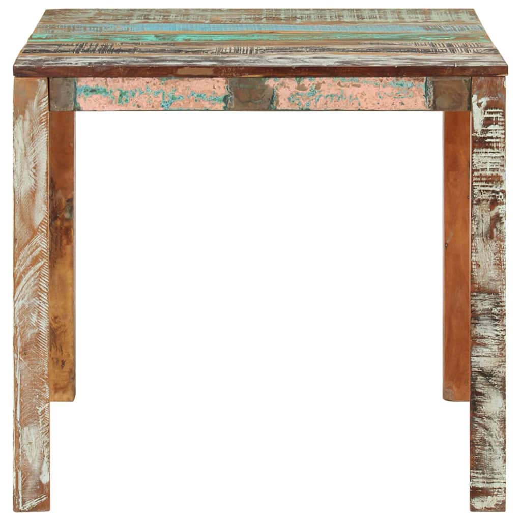 Vidaxl eettafel 82x80x76 cm massief gerecycled hout