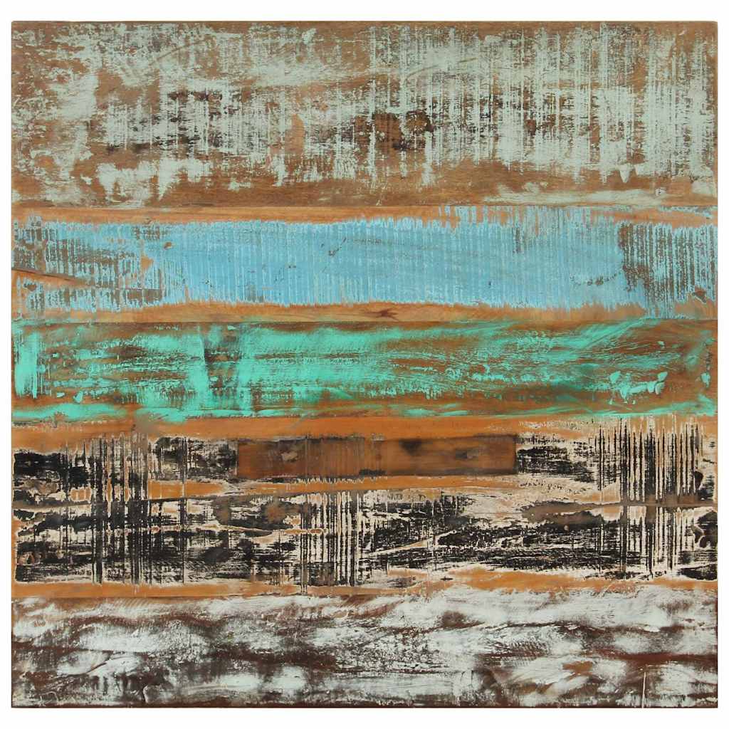 Vidaxl eettafel 82x80x76 cm massief gerecycled hout
