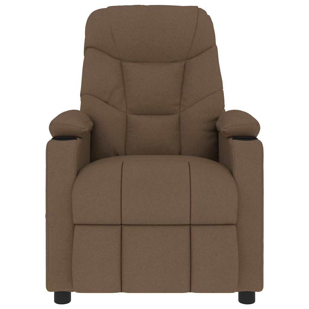 Vidaxl massagestoel stof bruin