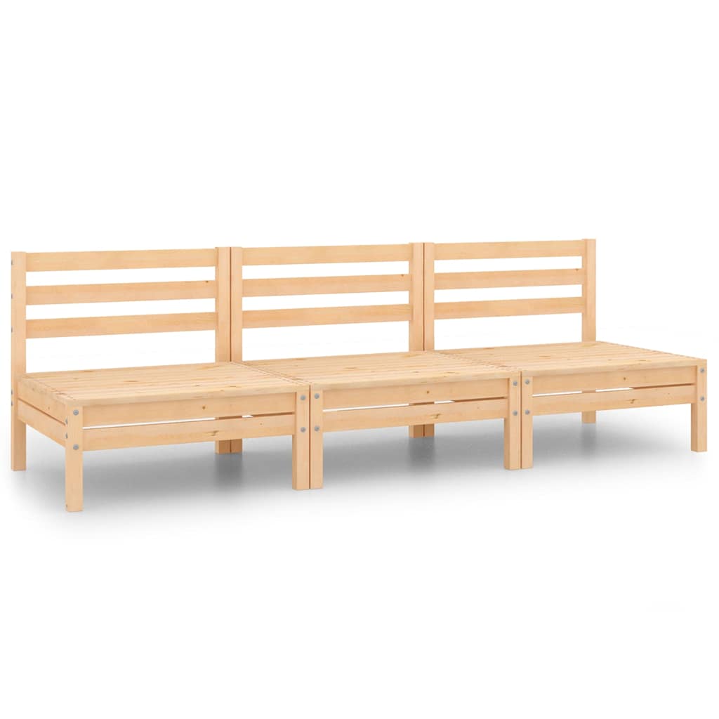 Vidaxl 3-delige loungeset massief grenenhout