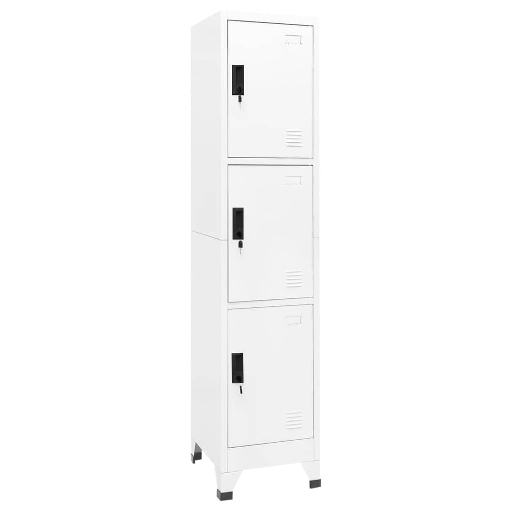 Vidaxl lockerkast 38x45x180 cm staal wit