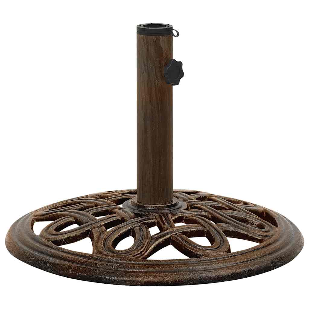 VIDAXL Parasol Fuß 40x40x32 cm Gusseisenbronze gefärbt