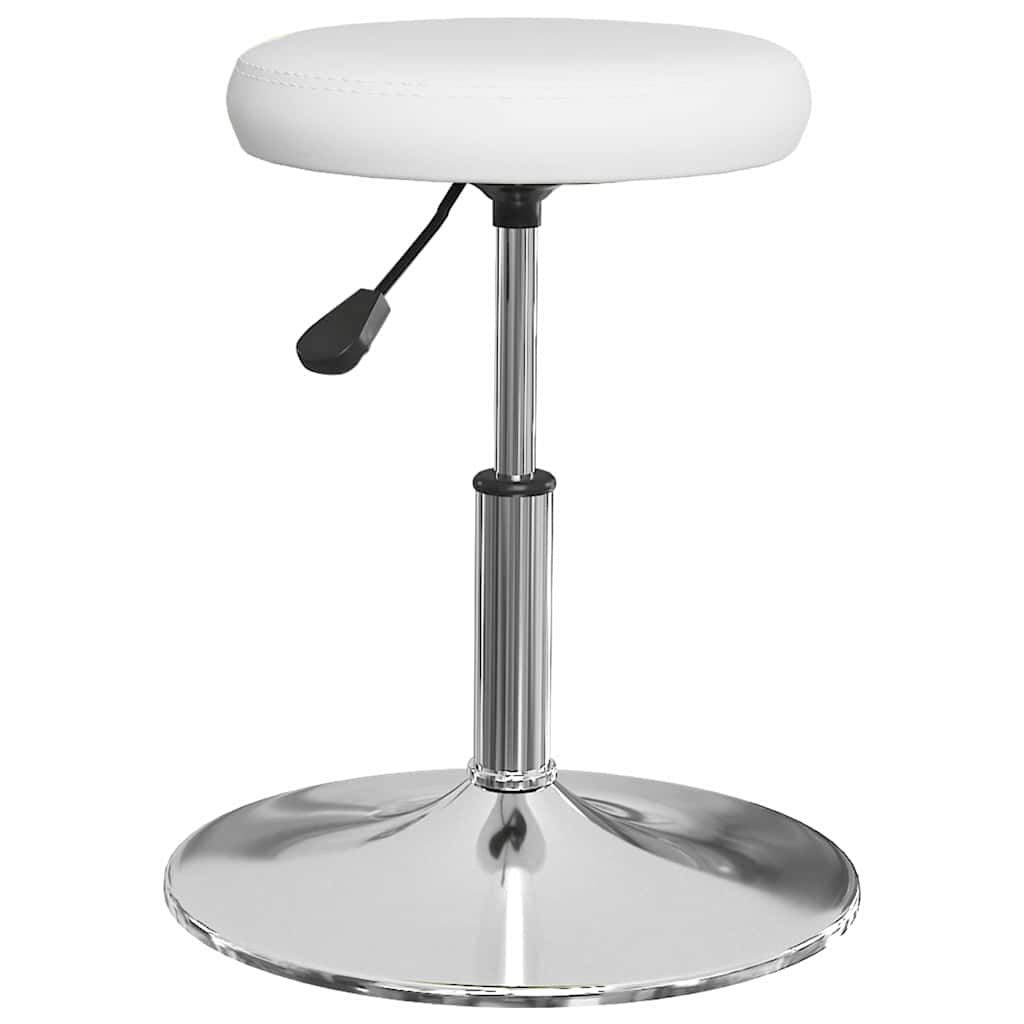 Vidaxl eetkamerstoelen 6 st kunstleer wit
