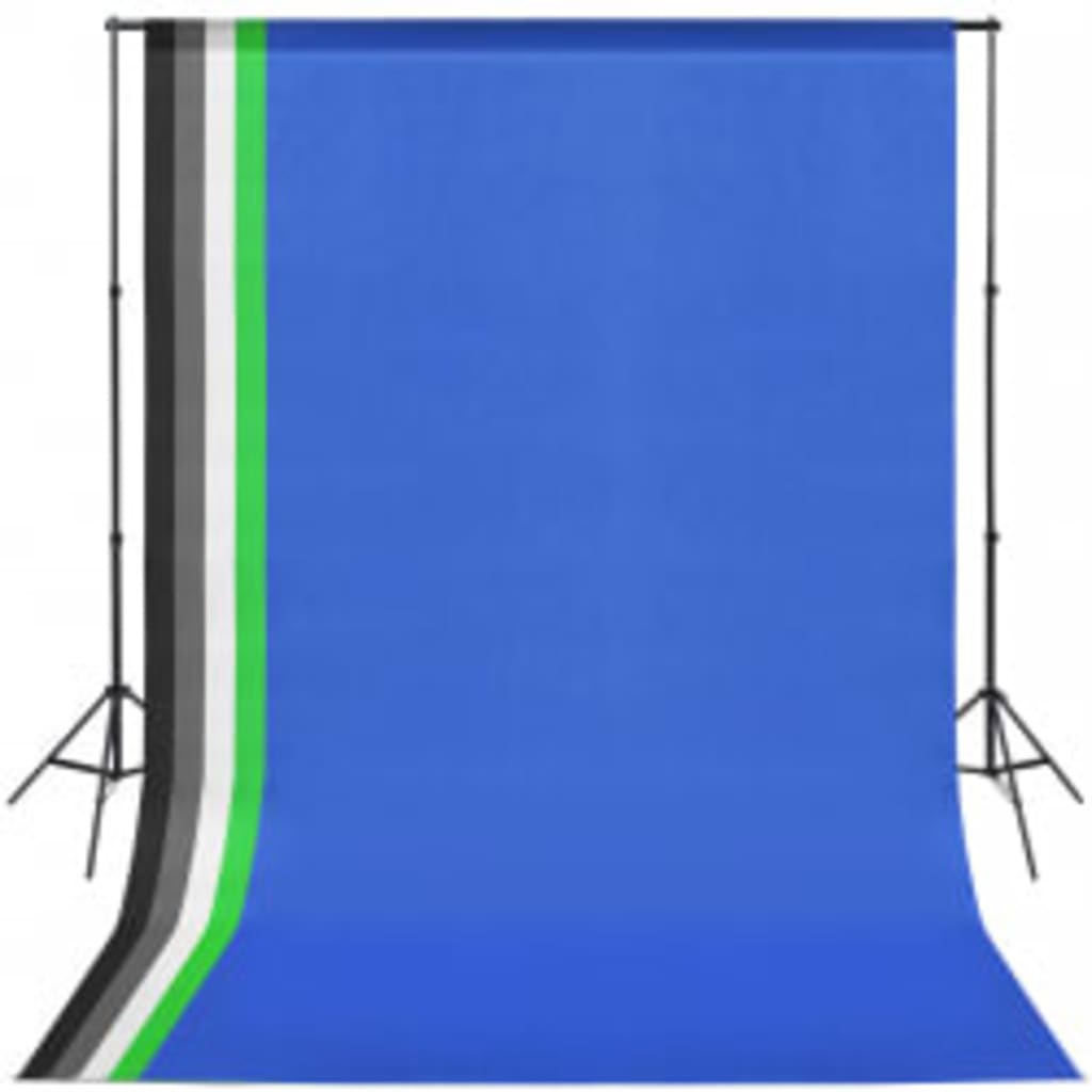 Vidaxl Photo Studio -Set mit Beleuchtungssatz, Hintergrund und Reflektor