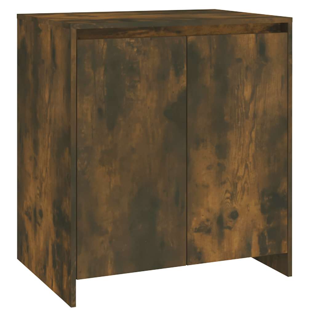 Vidaxl dressoir 70x41x75 cm bewerkt hout gerookt eikenkleurig
