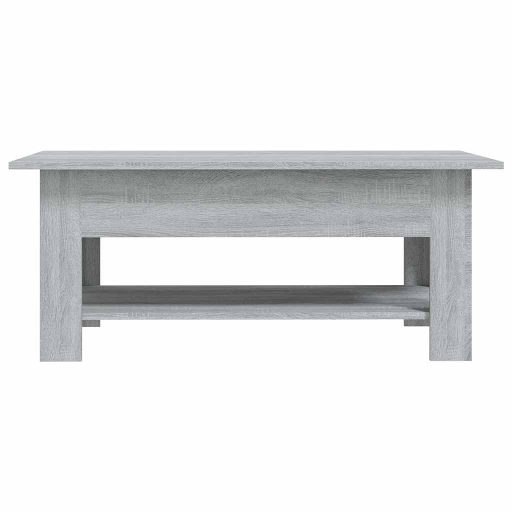 Vidaxl salontafel 102x55x42 cm bewerkt hout grijs sonoma eikenkleurig
