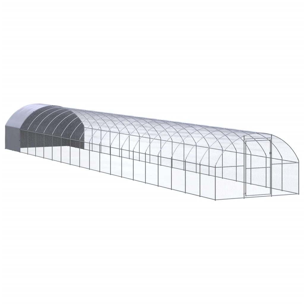 VidaXL Hühnerstall 3x20x2 m aus verzinktem Stahl