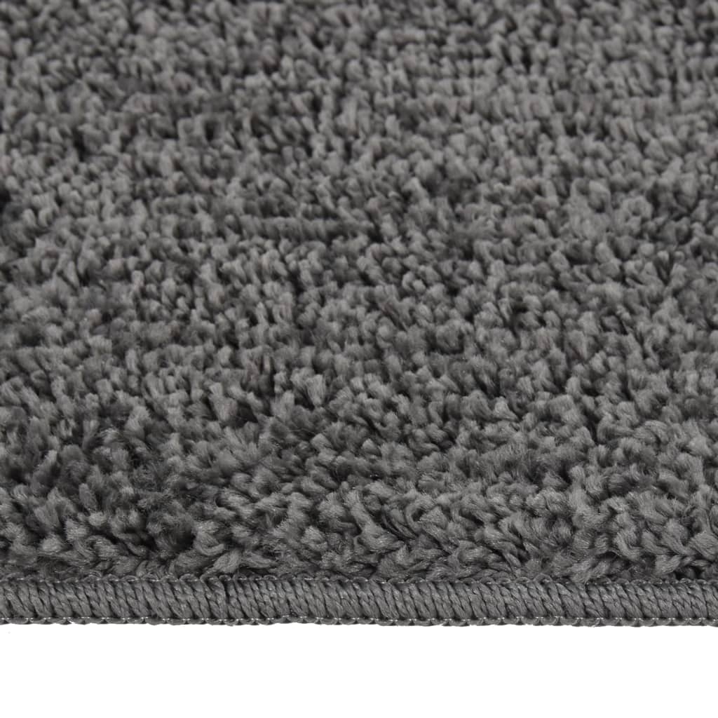 Vidaxl Teppich Shaggy Anti-Slip 200x290 cm dunkelgrau