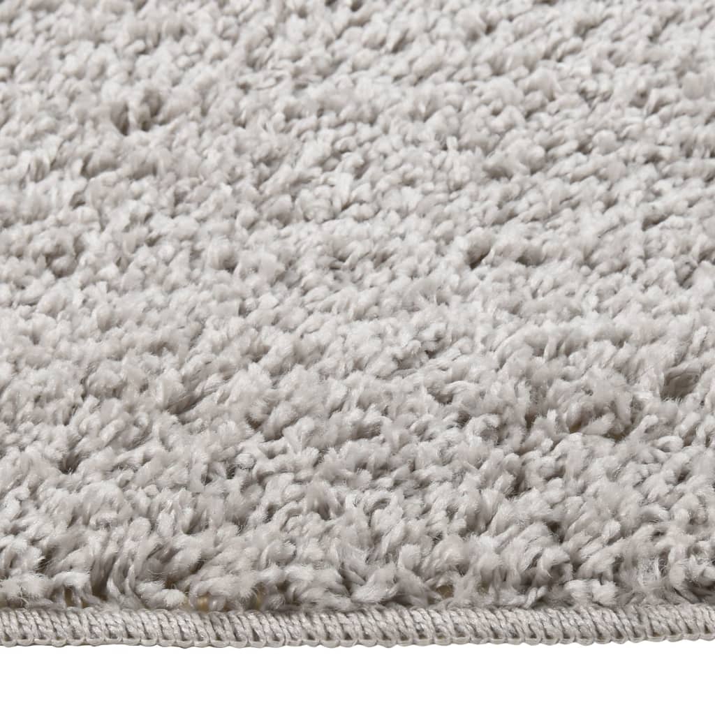 Vidaxl Teppich Shaggy Anti-Slip 200x290 cm hellgrau