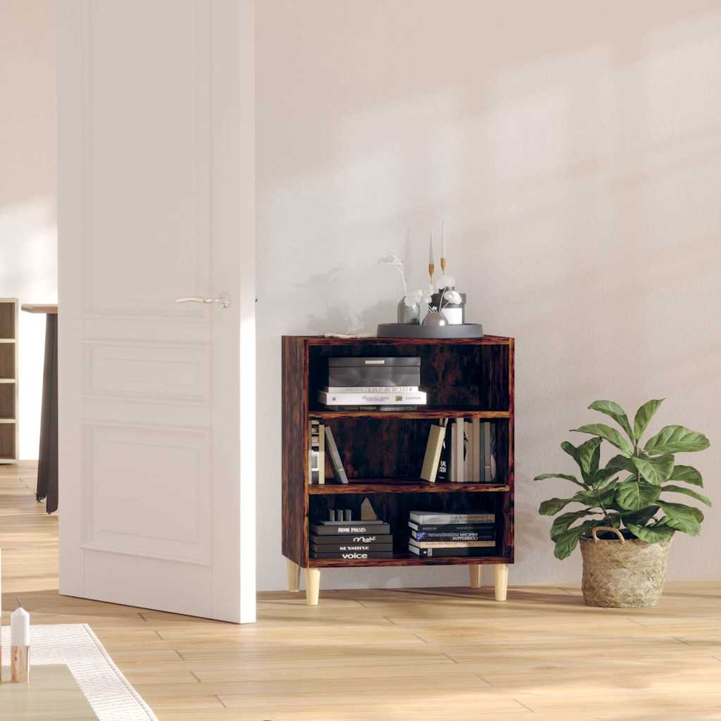 Vidaxl dressoir 57x35x70 cm bewerkt hout gerookt eikenkleurig