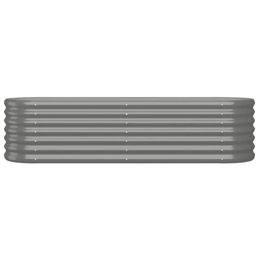 VIDAXL -Planungsbox 152x40x36 cm verzinkter Stahl grau
