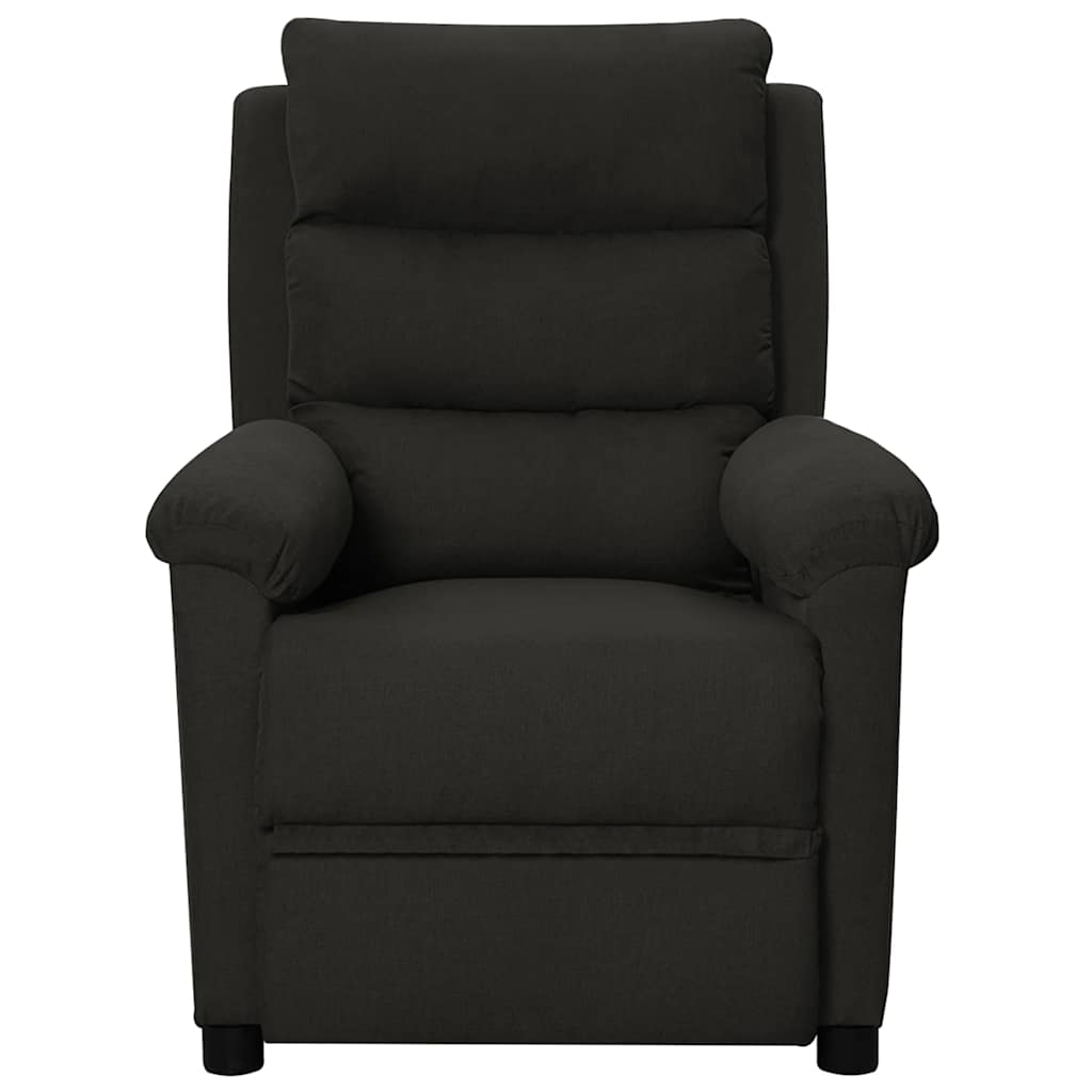 Vidaxl massagestoel stof zwart