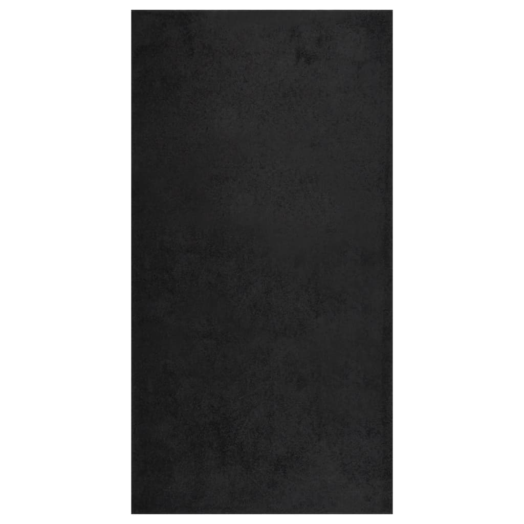 Vidaxl Teppich Shaggy High Stapel 80x150 cm Schwarz