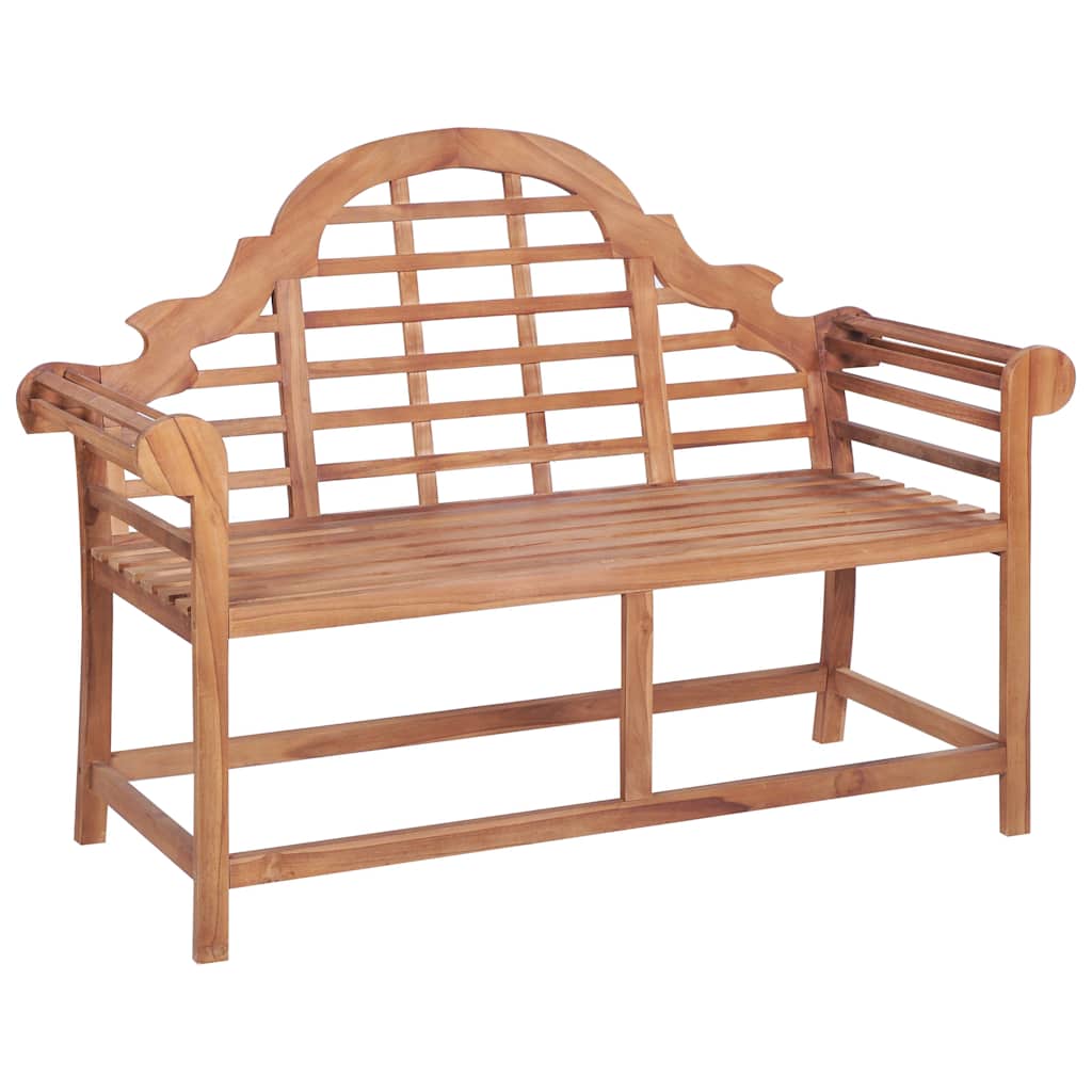 Vidaxl tuinbank 127x58,5x92,5 cm massief teakhout