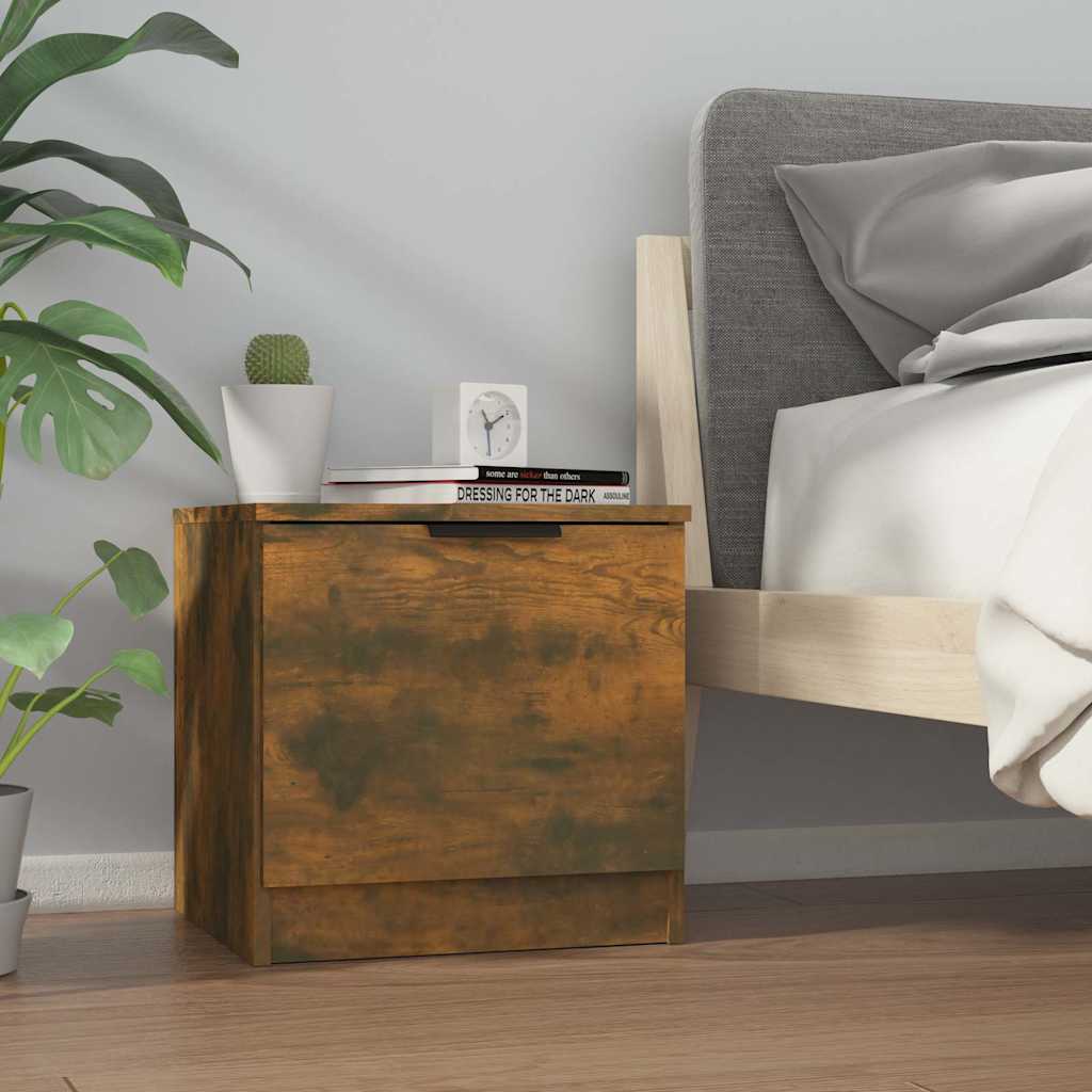 Vidaxl nachtkastjes 2 st 40x39x40 cm gerookt eikenkleurig