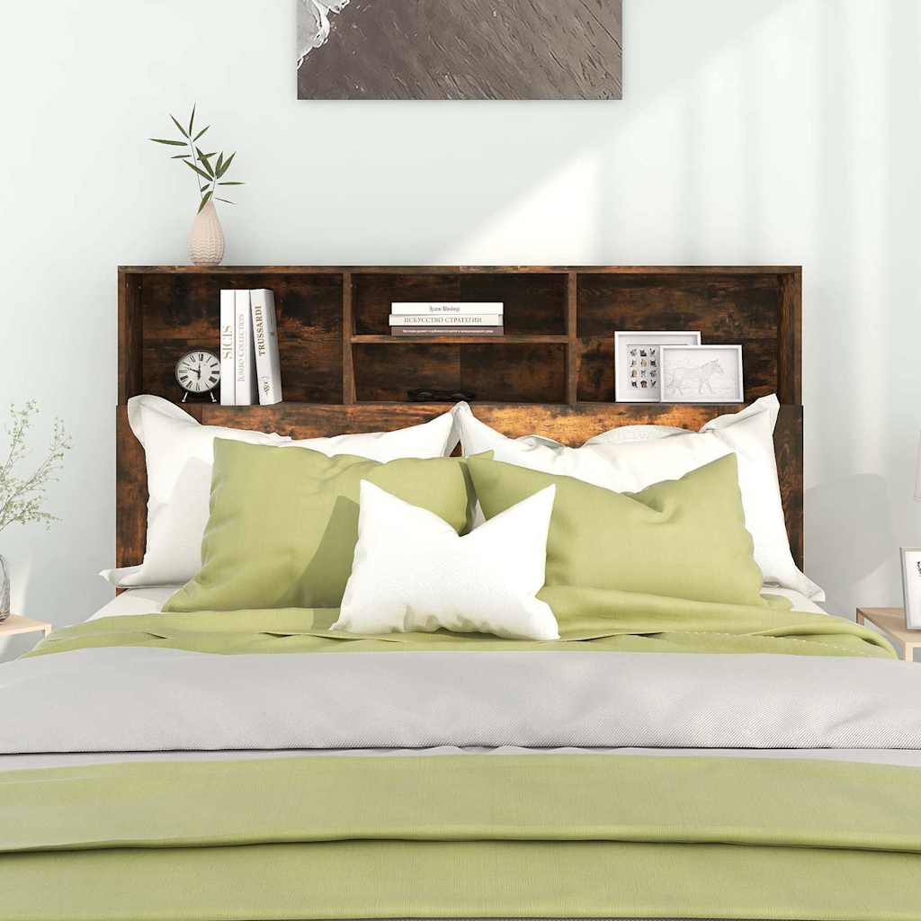 Vidaxl hoofdbordkast 140x19x103,5 cm gerookt eikenkleurig
