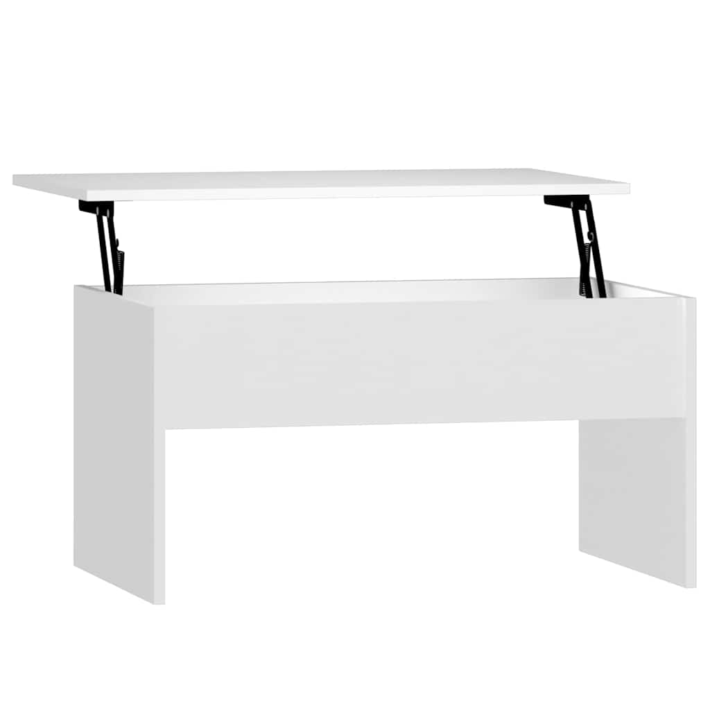 Vidaxl salontafel 80x50,5x41,5 cm bewerkt hout wit