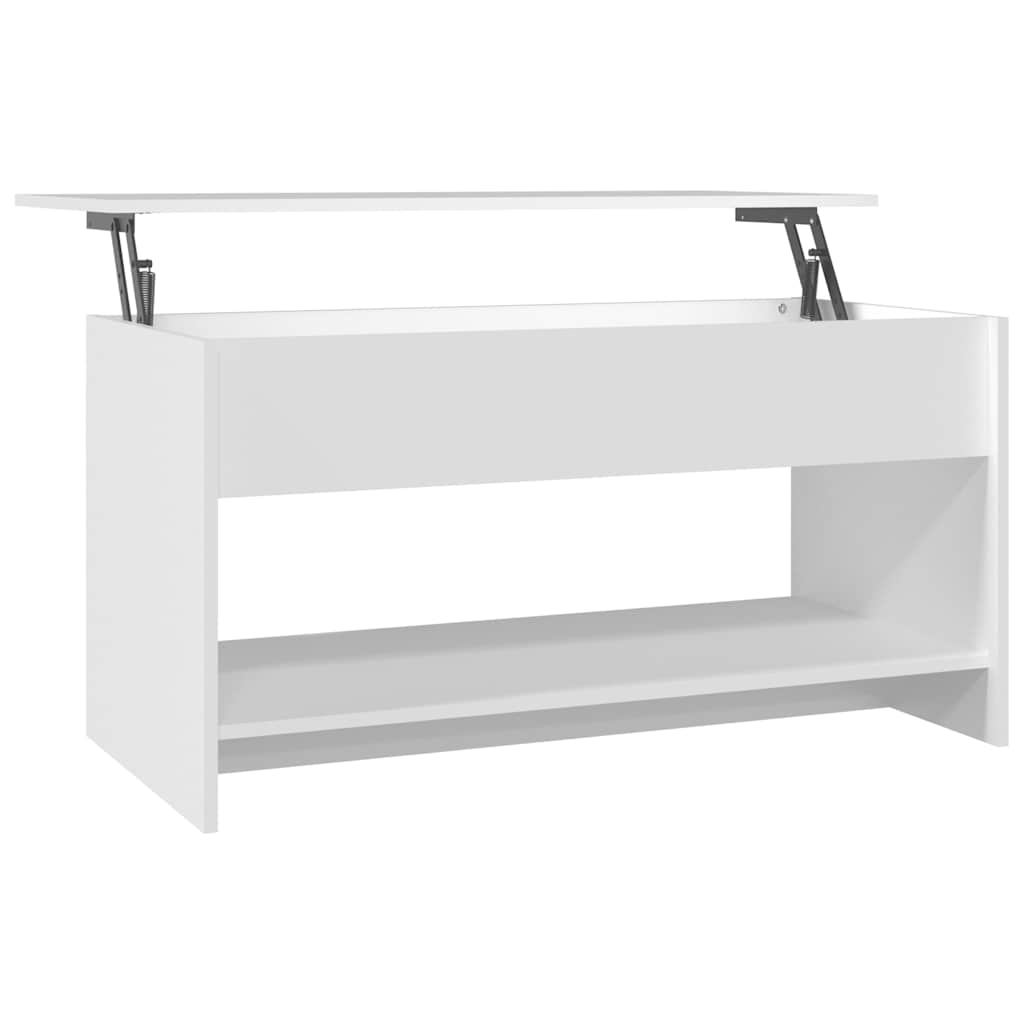 Vidaxl salontafel 102x50x52,5 cm bewerkt hout wit