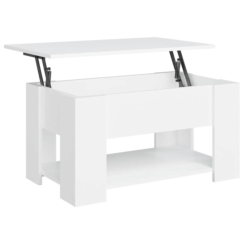 Vidaxl salontafel 79x49x41 cm bewerkt hout wit