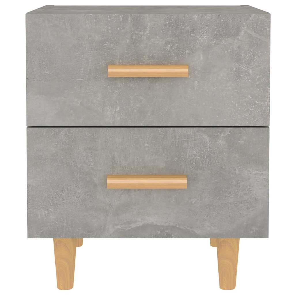 Vidaxl nachtkastjes 2 st 40x35x47,5 cm betongrijs