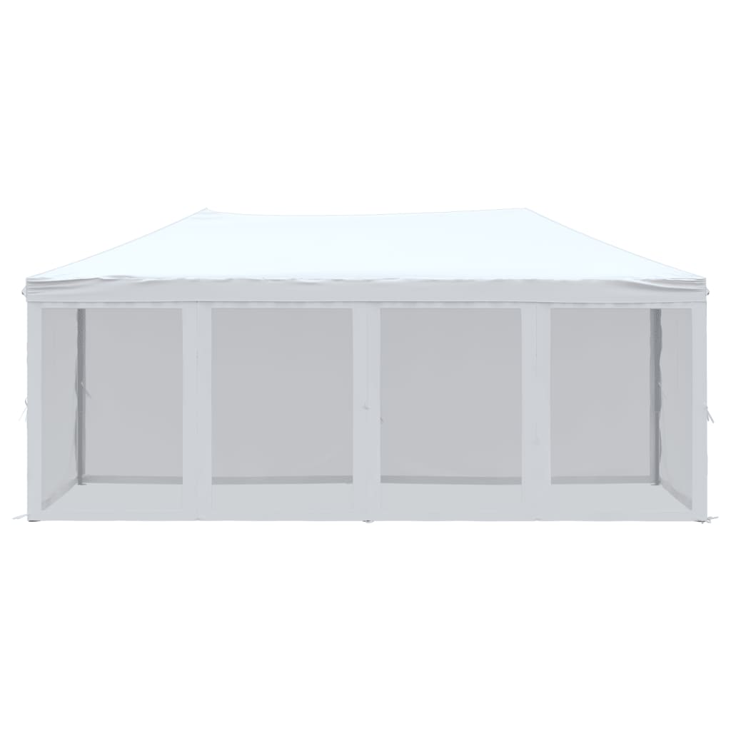 Vidaxl Partytent faltbar mit Seitenwänden 3x6 m weiß