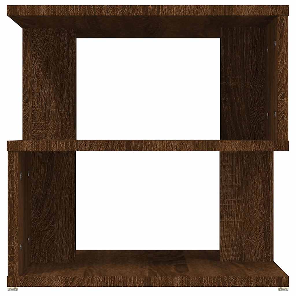 Vidaxl bijzettafel 40x40x40 cm bewerkt hout bruin eikenkleur