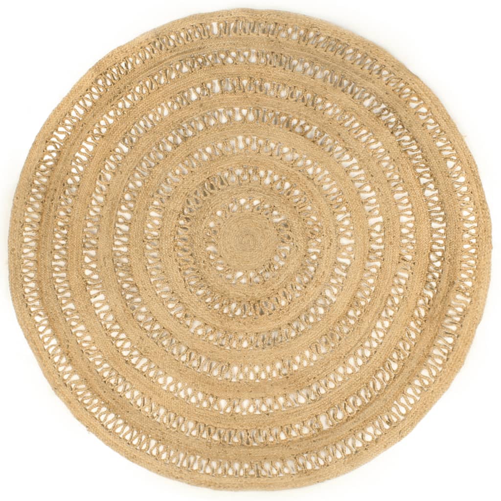 Vidaxx Teppich handgefertigt 240 cm geflochtene Jute