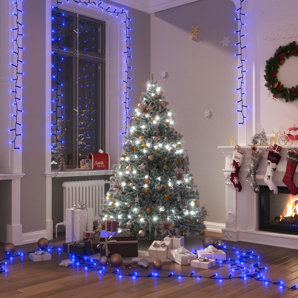 Vidaxl Light Garland Compact mit 2000 LEDs Blue 45 m PVC