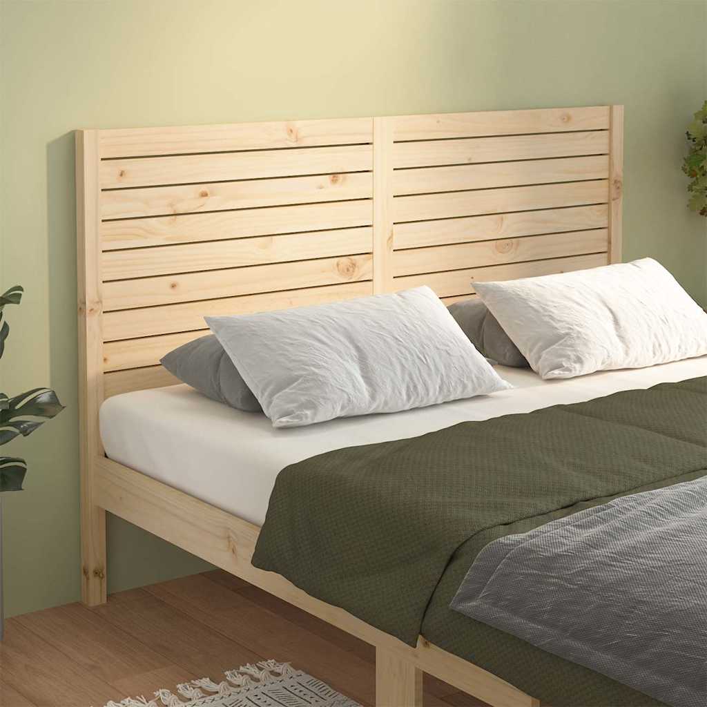 Vidaxl hoofdbord 141x4x100 cm massief grenenhout